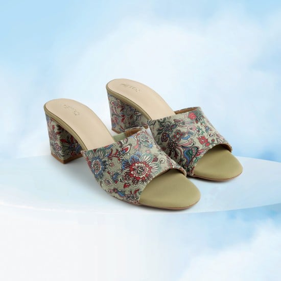 Women Light-green Casual Slip Ons