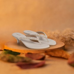 Women Beige-Gold Casual Slip Ons