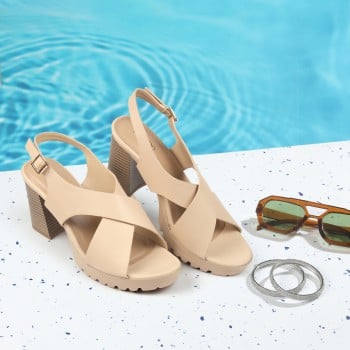 Metro Women Beige Casual Sandals(SKU: 40-331-20-36)