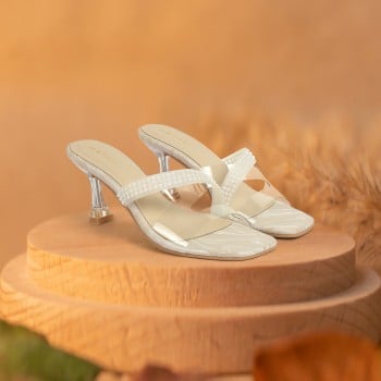 Metro Women Beige Party Slip Ons(SKU: 40-339-20-36)