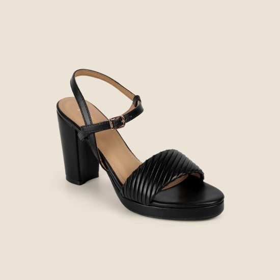 Women Black Formal Sandals