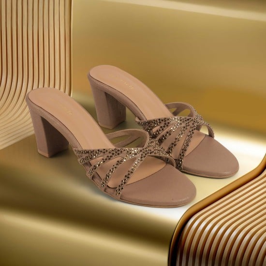Women Brown Casual Slip Ons