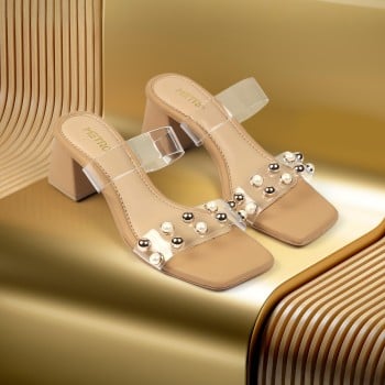 Metro Women Gold Casual Slip Ons(SKU: 40-372-15-36)