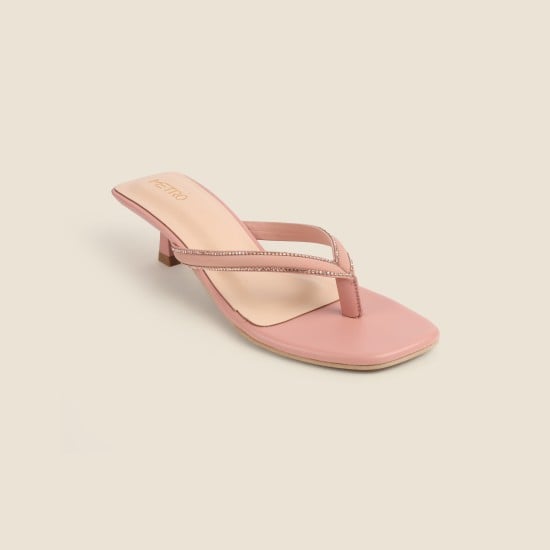 Women Peach Casual Slip Ons