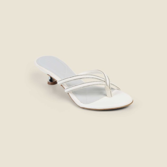 Women White Casual Slip Ons