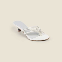 Women White Casual Slip Ons