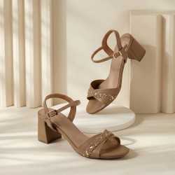 Women Beige Casual Sandals
