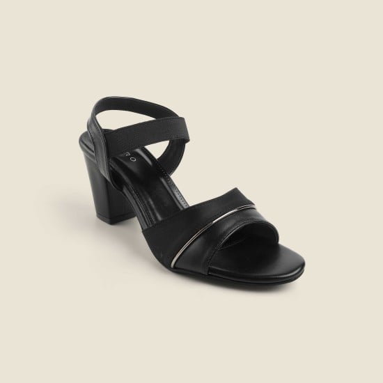 Women Black Casual Sandals