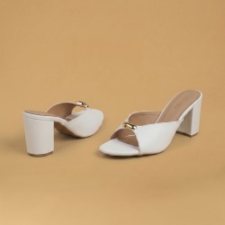 Women White Casual Slip Ons