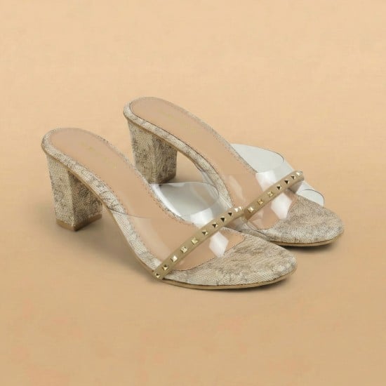 Women Rose-gold Casual Slip Ons