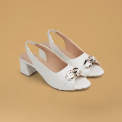 Women White Casual Sandals