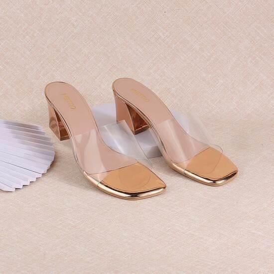 Women Rose-Gold Casual Sandals