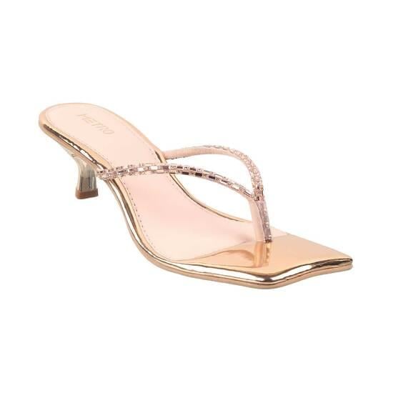 Women Gold Casual Sandals