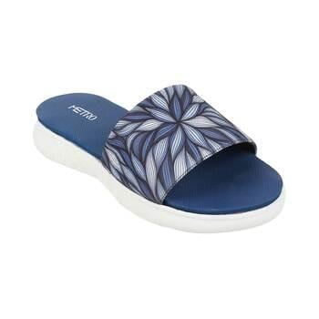Women Blue Casual Slippers