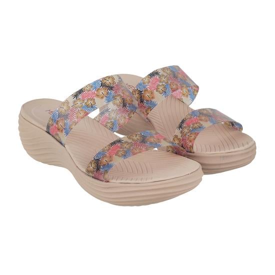 Women Beige Casual Sandals