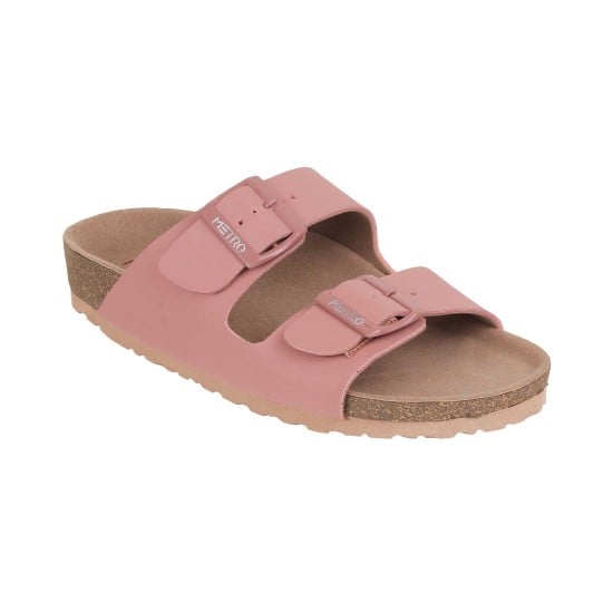Women Peach Casual Slip Ons