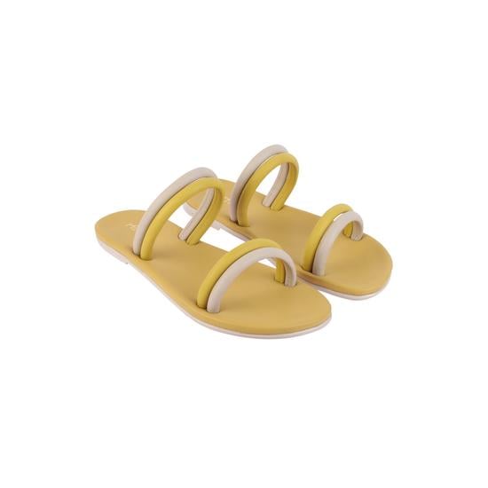 Women Yellow Casual Sandals