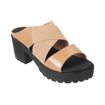 Walkway Women Beige-red Casual Slip Ons(SKU: 41-204-89-36)