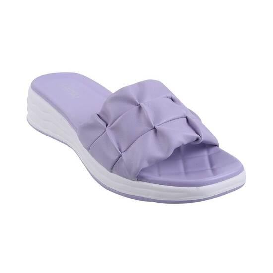 Women Purple Casual Slip Ons
