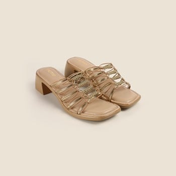 Metro Women Beige-Multi Casual Slip Ons(SKU: 41-227-63-36)