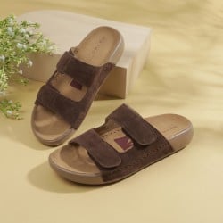Women Brown Casual Slippers