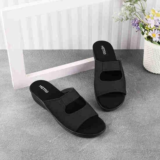 Women Black Casual Mules