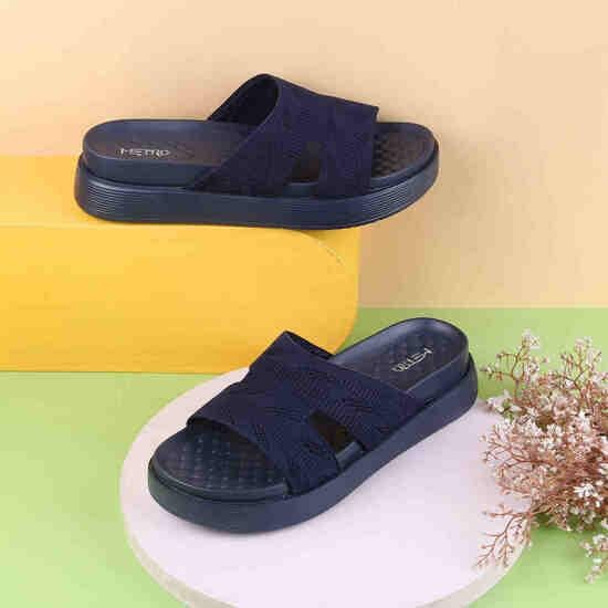 Women Blue Casual Sandals