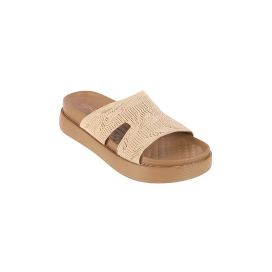 Women Beige Casual Slip Ons