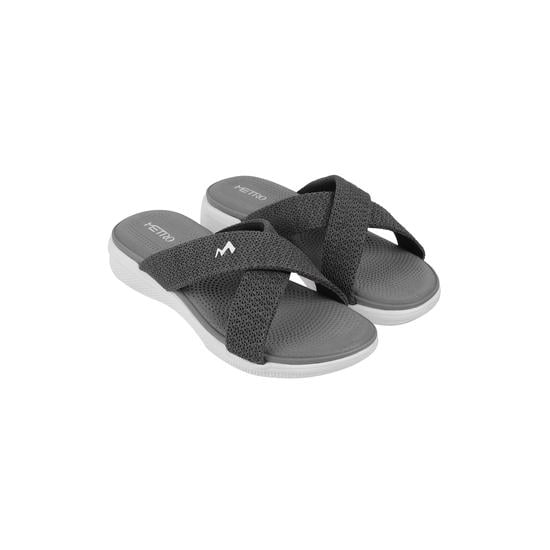 Women Grey Casual Slippers