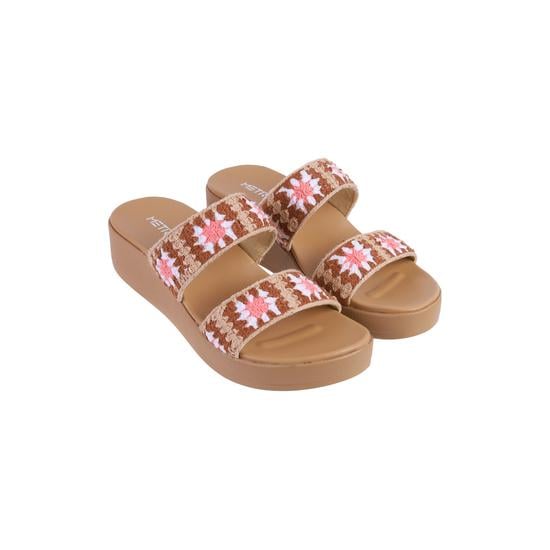 Women Beige Casual Slippers