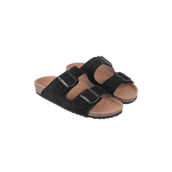 Women Black Casual Slides