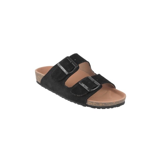 Women Black Casual Slides