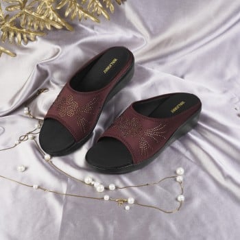Walkway Women Brown Casual Slip Ons(SKU: 41-269-12-36)