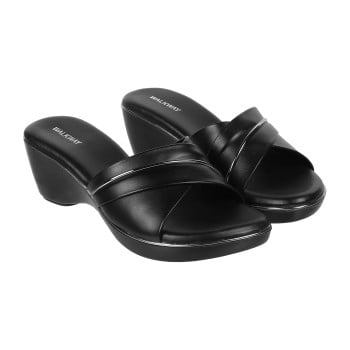 Walkway Women Black Casual Sandals(SKU: 41-27-11-37)
