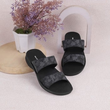 Walkway Women Black Casual Slip Ons(SKU: 41-270-11-38)