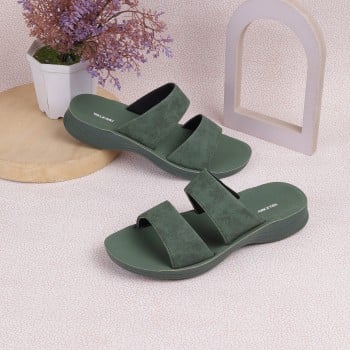 Walkway Women Green Casual Slip Ons(SKU: 41-270-21-37)