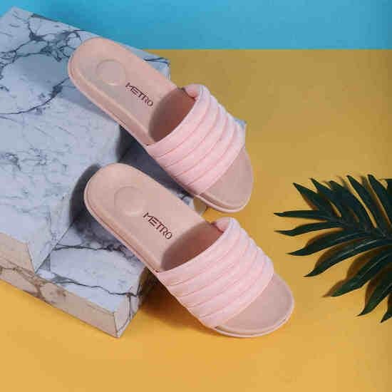 Women Pink Casual Slippers