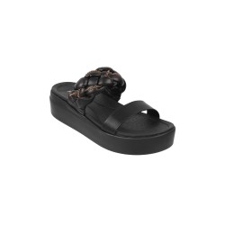 Women Black Casual Slides