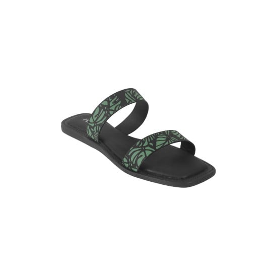 Women Black Casual Slip Ons