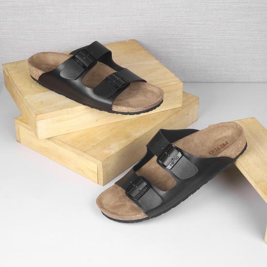 Women Black Casual Slip Ons