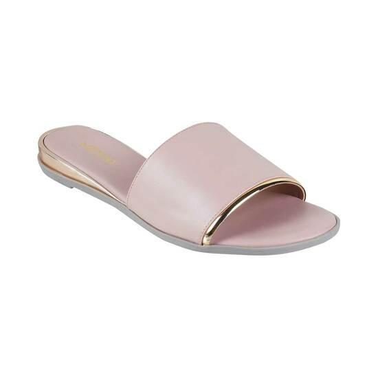 Women Pink Casual Slides