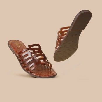 Metro Women Tan Casual Slip Ons(SKU: 41-349-23-37)
