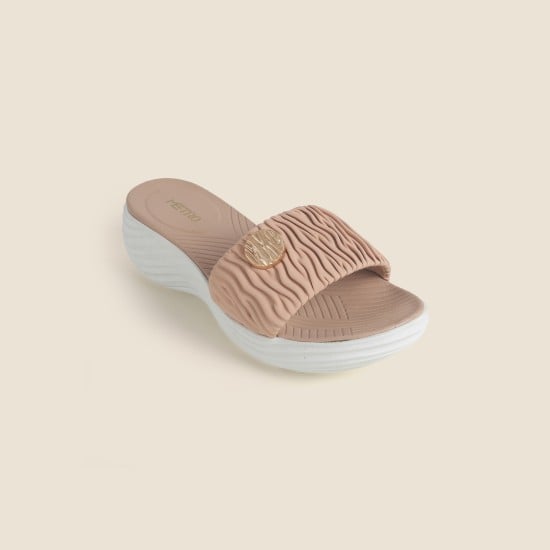 Women Pink Casual Slip Ons