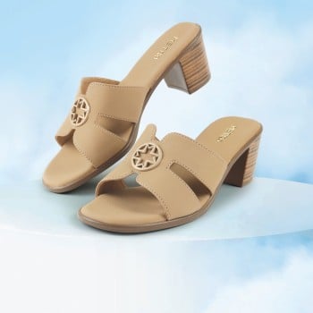 Metro Women Beige Casual Slip Ons(SKU: 41-359-20-36)