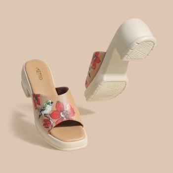 Metro Women Beige Casual Slip Ons(SKU: 41-360-20-39)