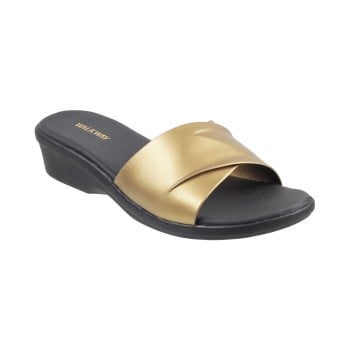 Walkway Women Antic-gold Casual Slides(SKU: 41-3693-28-36)