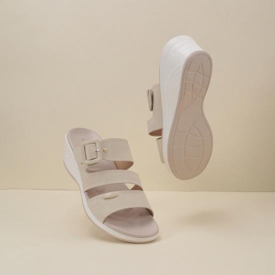 Women Beige Casual Slip Ons