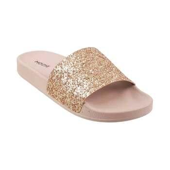 Mochi Rose-Gold Casual Slip Ons