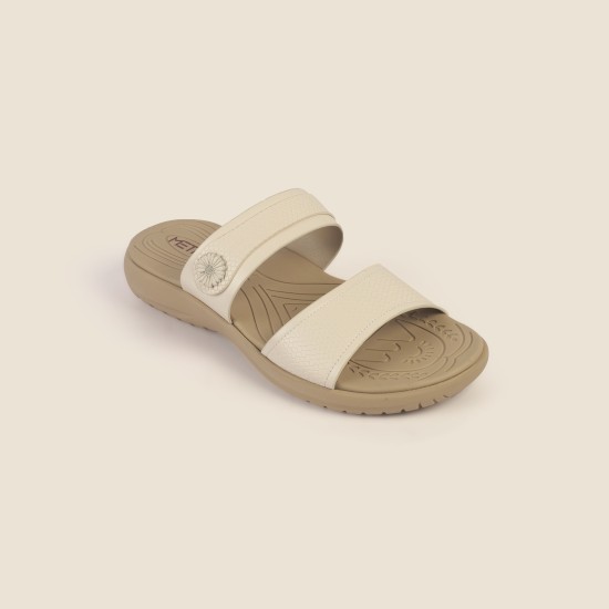 Women Beige Casual Slip Ons