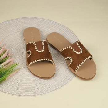 Metro Women Tan Casual Slip Ons(SKU: 41-440-23-37)
